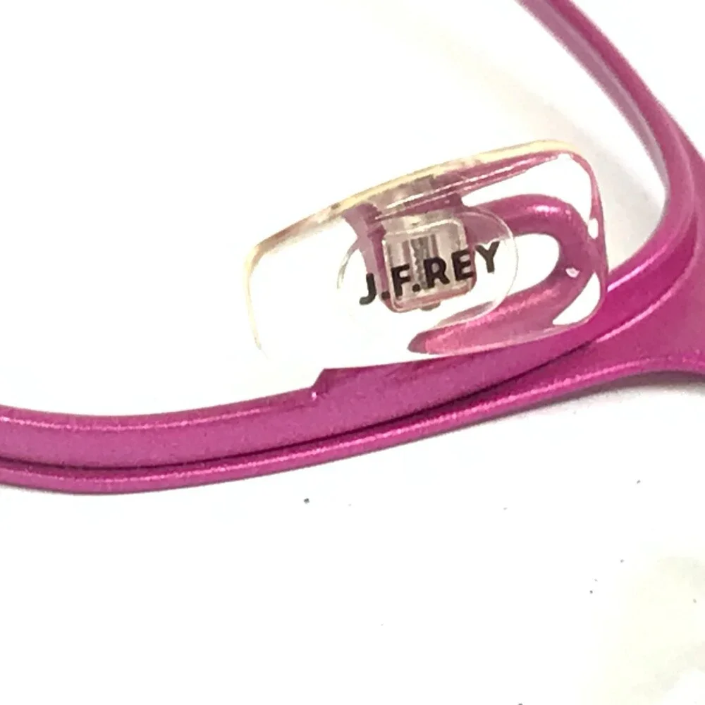 J.F. Rey Eyeglasses Frames JF2588 8242 Matte Pink Green Cat Eye 54-16-140